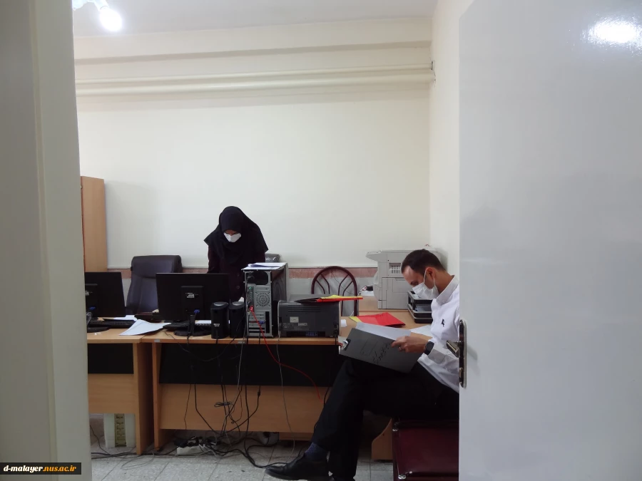 حضور معاون اداری - مالی دانشگاه فنی و حرفه ای  استان همدان و هیئت همراه در آموزشکده فنی دختران ملایر 4
