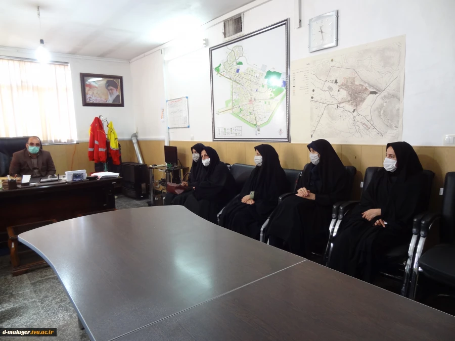 بازدید از آتش نشانی مرکزی شهرستان ملایر به مناسبت روز آتش نشانی و ایمنی  2