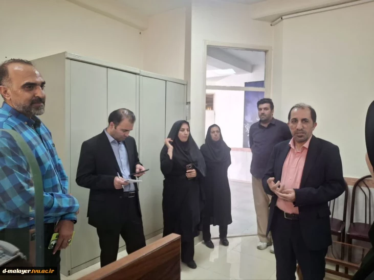بازدید رئیس محترم نظارت و ارزیابی دانشگاه ملی مهارت